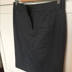 Loft 2 lined wool pencil skirt - fr zip bk pockets